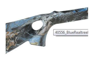 Image of Shooters Ridge Ruger 10/22 .22lr .920 Factory Taper Thumbhole Stock, Blue Hardwoods Camo, 40557