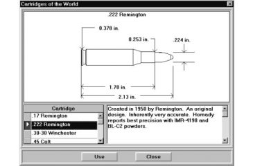 Image of Shooting Chrony Chrony Ballistics II Software, Microsoft 32-bit Operating Systems Compatible 39525