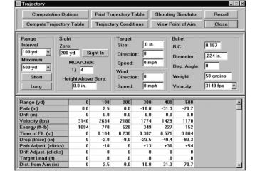 Image of Shooting Chrony Chrony Ballistics II Software, Microsoft 32-bit Operating Systems Compatible 39525