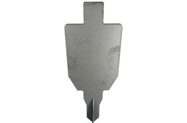 Image of Shootsteel Evil Roy Target System, 3/8in AR550, Silhouette Target Only, Gray, 12x20 inch, 1073055465519