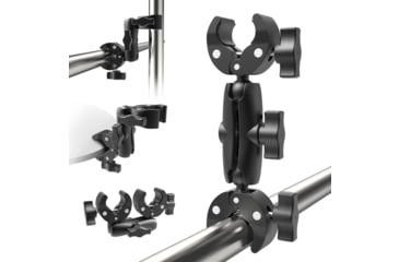 Image of Shop-Akaso Dual-Ball Crab Clamp Handlebar Mount, SYAC0145-BK