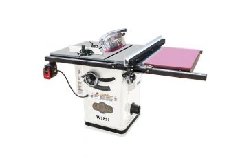 Image of Shop Fox 2 HP 10in Hybrid Cabinet Table Saw with Extension Table W1851