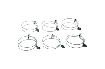 Image of Shop Fox 2in Double Loop Squeeze Hose Clamp, 6 pk. D4566