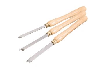 Image of Shop Fox 3 pc. HSS Lathe Chisel Set D3786