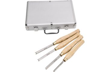 Image of Shop Fox 4 pc. HSS Beading Lathe Chisel Set D3781