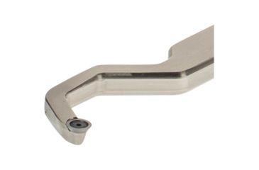 Image of Shop Fox Carbide Tipped Lathe Chisel, Curved Neck, Inside Hollower Tool, D4493
