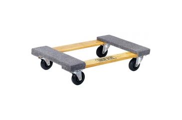 Image of Shop Fox Carpet-Padded Furniture Dolly w/ 4 in. Casters, 660 lb. Capacity, 18 in. x 30 in. Overall D3242