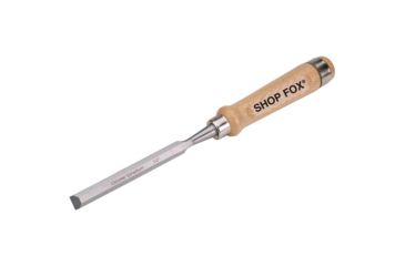 Image of Shop Fox Chrome Vanadium Chisel w/ Ash Handle, 1/2in. Wide File, 12 in. Long Overall D3762