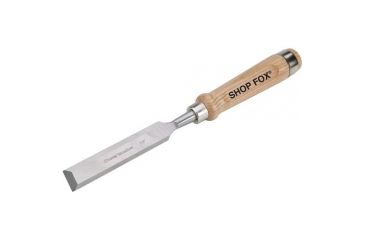 Image of Shop Fox Chrome Vanadium Chisel w/ Ash Handle, 7/8in. Wide File, 12 in. Long Overall D3765