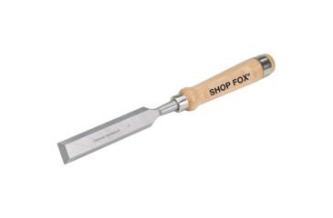 Image of Shop Fox Chrome Vanadium Chisel w/ Ash Handle, 1in. Wide File, 12 in. Long Overall D3766