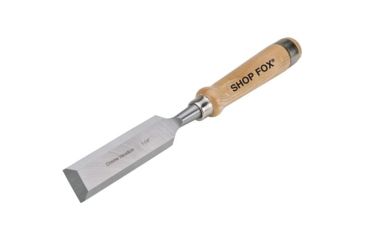 Image of Shop Fox Chrome Vanadium Chisel w/ Ash Handle, 1-1/4in. Wide File, 12 in. Long Overall D3767