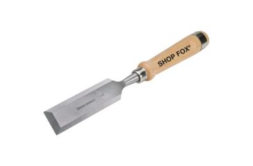 Image of Shop Fox Chrome Vanadium Chisel w/ Ash Handle, 1-3/8in. Wide File, 12 in. Long Overall D3768
