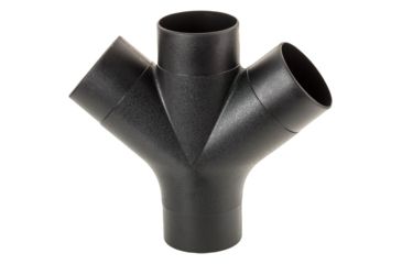 Image of Shop Fox Double Branch 4in To 4x4x4in, Black, D4866