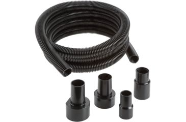 Image of Shop Fox Power Tool Vacuum Hose Set For Shop Vacuums, Black, D4868