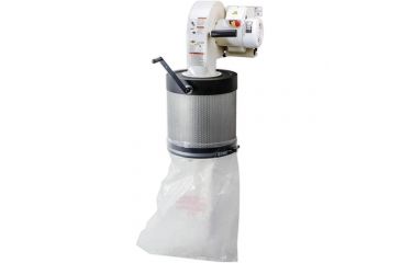 Image of Shop Fox Wall-Mount Dust Collector, with Canister Filter W1844