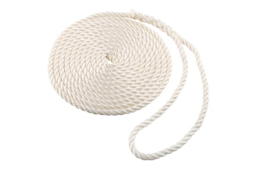 Image of Shoreline Marine Dock Line Nylon 3-STR 3/8"X10'WHT, SL91333