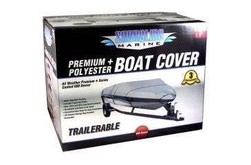 Image of Shoreline Marine Premium Boat Cover - F, Grey 065155