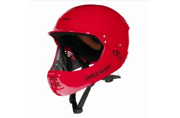 Image of Shred Ready Standard Fullface Safety Helmet, Red, One-Size, SDFFRED19