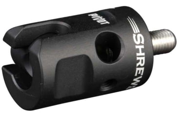 Image of Shrewd Pivot Swivel QD  W/ Integrated Wrist Sling, Black, SMSDPIVOTMBK