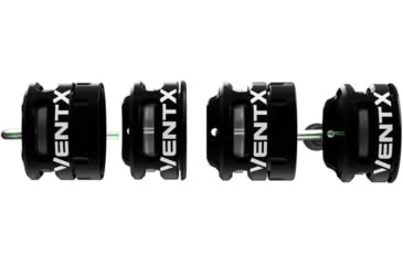 Image of Shrewd VentX 0.29in Fiber Recurve Scope Bow Sight and Dot Kit, Black, SMSVENTX029BK