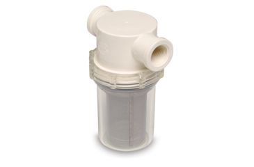 Image of SHURFLO 1/2" Raw Water Strainer w/Bracket &amp; Fittings - 50 Mesh Screen 56073