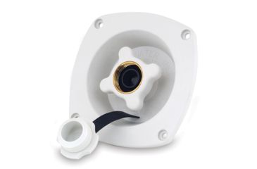 Image of SHURFLO Pressure Reducing City Water Entry - Wall Mount - Gel White 56145