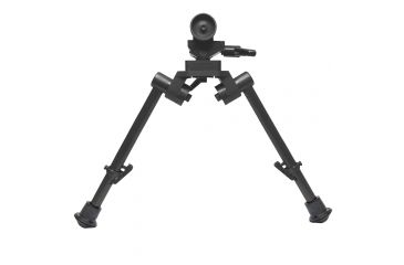 Image of Sierra 7 AIS7 Bipod for AI Chassis, 9-12in Rubber Feet, Black, 380-326