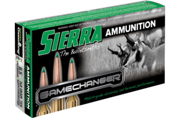 Image of Sierra Bullets GameChanger 6.5 Creedmoor 140 Grain Sierra Tipped GameKing Brass Cased Rifle Ammo, 20 Rounds, A4340--05