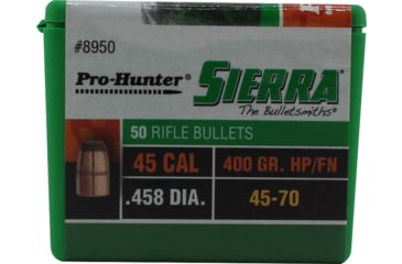 Image of Sierra Bullets 44/70 Caliber 400 Grain Hollow Point / Flatnose Rifle Bullets