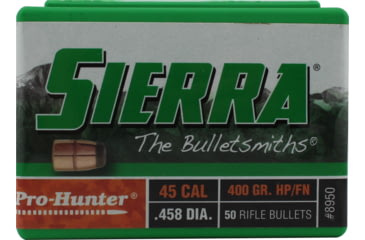 Image of Sierra Bullets 44/70 Caliber 400 Grain Hollow Point / Flatnose Rifle Bullets