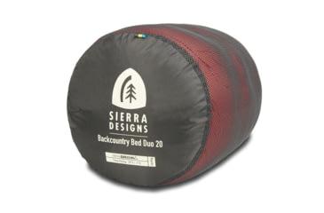 Image of Sierra Designs Backcountry Bed 650F 20 Degrees Sleeping Bags, Red, Regular, 70606320R