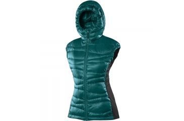 Image of Sierra Designs DriDown Hooded Vest-Women's-Medium-Spruce