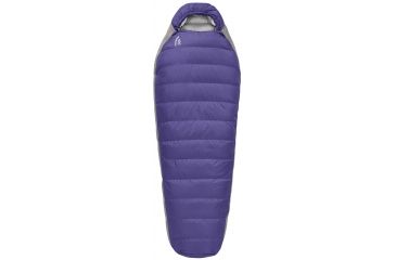 Image of Eleanor Plus Womens Sleeping Bag 700 Duck DriDown 3 Season-Liberty/Sleet Grey-Regular