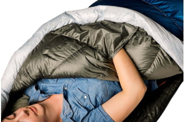 Image of Sierra Designs Get Down 550F 20 Deg Sleeping Bag - Womens, Blue, Regular, 70614621R