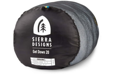 Image of Sierra Designs Get Down 550F 20 Deg Sleeping Bag - Womens, Blue, Regular, 70614621R
