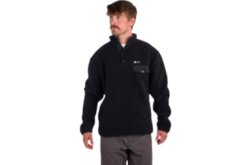 Image of Sierra Designs Hale Snap Pullover - Mens, Black, Small, 22940923BK-SM