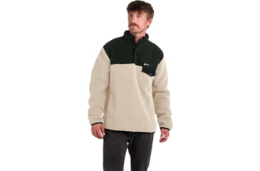 Image of Sierra Designs Hale Snap Pullover - Mens, Cream, Large, 22940923CRM-LG
