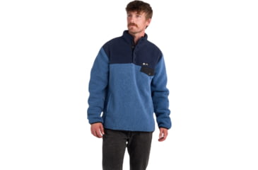 Image of Sierra Designs Hale Snap Pullover - Mens, Navy, Medium, 22940923NV-MD