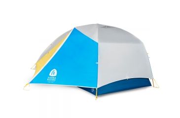 Image of Sierra Designs Meteor 2 Tent - 2 Person, 3 Season-Blue/Yellow