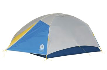 Image of Sierra Designs Meteor 4 Person Tent, Light Blue/Yellow, 4 Person, 40155119