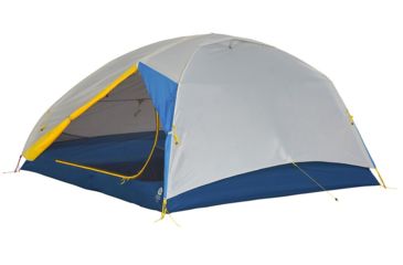 Image of Sierra Designs Meteor 4 Person Tent, Light Blue/Yellow, 4 Person, 40155119