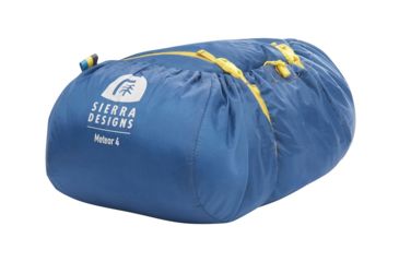 Image of Sierra Designs Meteor 4 Person Tent, Light Blue/Yellow, 4 Person, 40155119