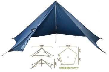 Image of Sierra Designs Origami 4 UL Shelter- 4 Person, 3 Season