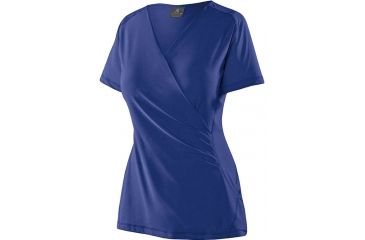 Image of Sierra Designs Short Sleeve Crossover Shirt - Women's-Royal Blue-X-Small