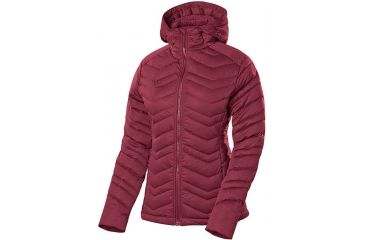 Image of Sierra Designs Stretch DriDown Hoody - Womens-Red Wine-Large
