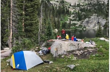 Image of Sierra Designs Sweet Suite 2 Tent - 2 Person, 3 Season-Blue/Yellow