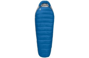 Image of Zissou Plus Sleeping Bag 700 Duck DriDown 3 Season-Victoria Blue/Sleet Grey-Regular