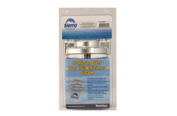 Image of Sierra International 10 Micron Stainless Steel Fuel/Water Separator Kit - 1/4in, Tall, 18-7984-1