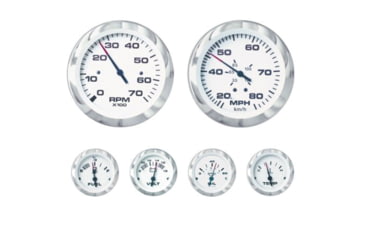 Image of Sierra International Lido Pro Inboard/Sterndrive Instrument Set 6 Gauge, 67653P