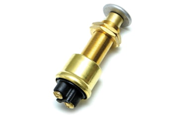 Image of Sierra International MP39410 35 Amp Heavy-Duty Brass Mom. On-Off SPST Push-Button, MP39410